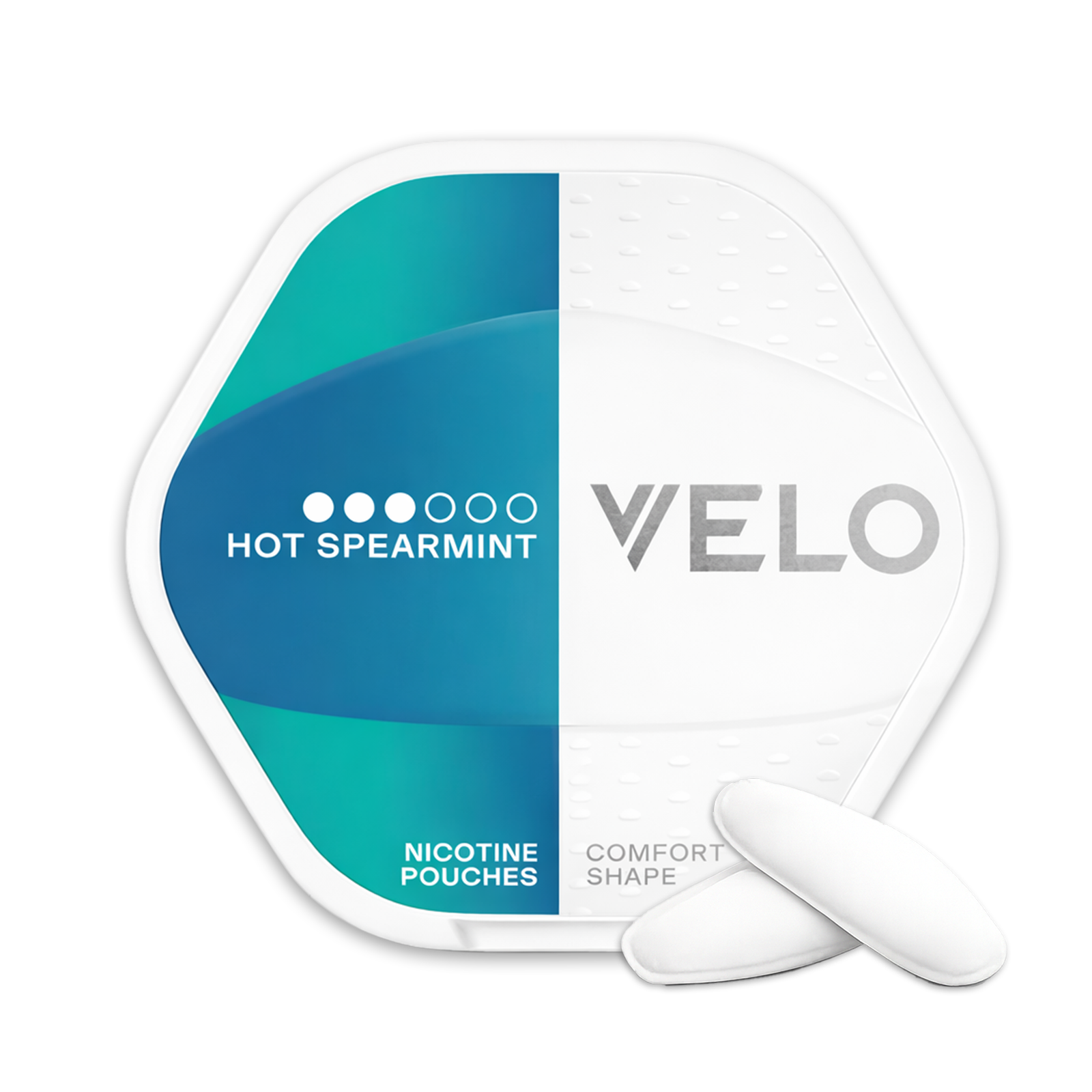 VELO HOT SPEARMINT COMFORT SHAPE LEVEL 3